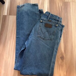 Wrangler Men's Straight Jeans - Blue